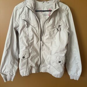 Eddie Bauer Women's Cream Utility Jacket